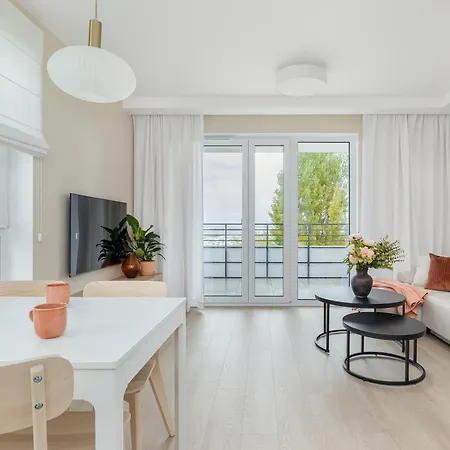 Appartement Oder View I Free Underground Parking I Cozy & Quiet I Spacious Balcony Szczecin
